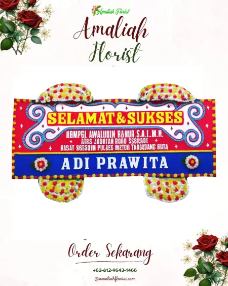 Papan Bunga Ucapan Selamat Gurabunga
